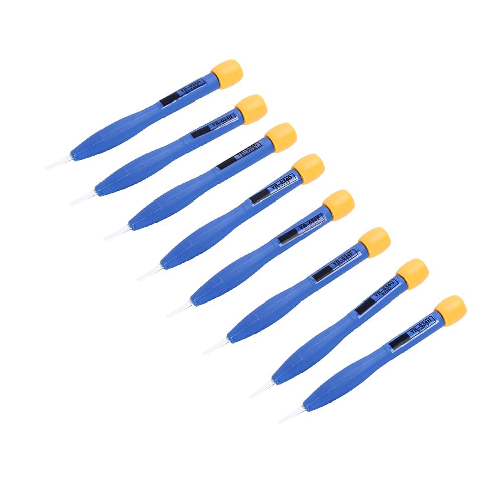 Anti Screwdriver 8pcs Adjust Frequency Static Plastic Ceramic Set Home Hand Tools Useful New