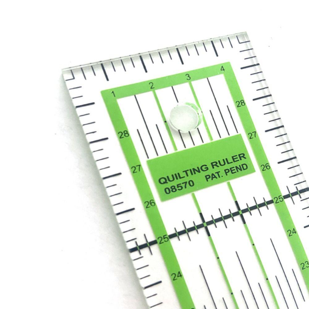 Rectangle Sewing Ruler Transparent Tailor Ruler Clothing Cutting Quilting Ruler Dressmaker