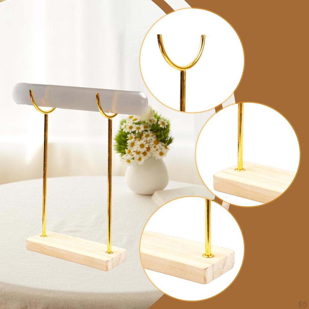 Органайзер для браслетов Элегантная подставка для часов Настольная подставка Деревянная основа для мужчин