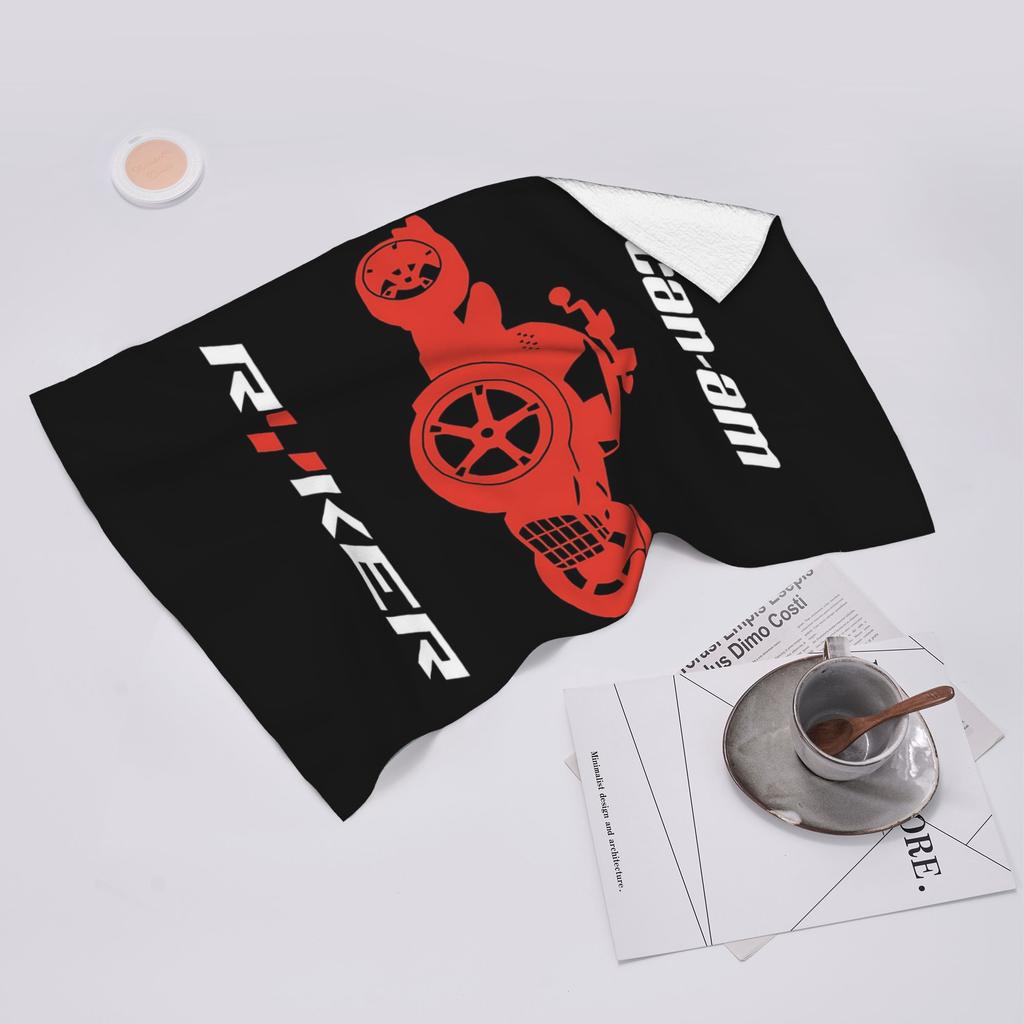 Can I Am Ryker Off-Road Brp Atv Graphic Soft Face Towel Quick Dry Pool Bath Cotton Towels Absorbent