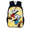 Рюкзак Cuphead для детей с усиленным нейлоном и удобными лямками для школы или отпуска