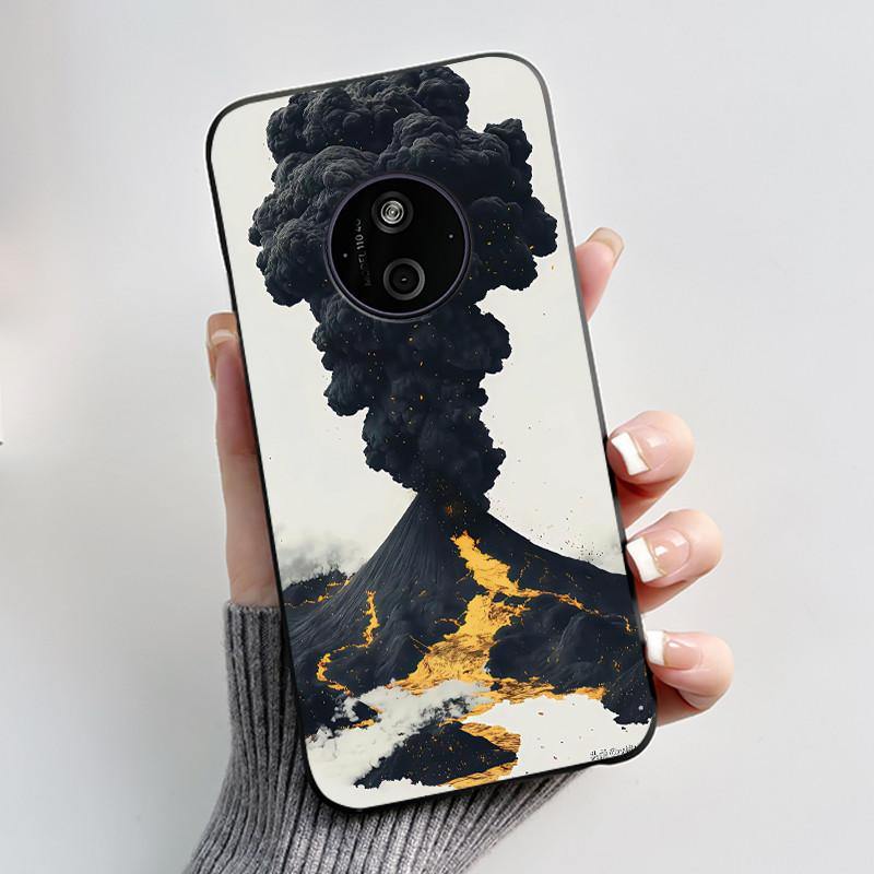 Чехол для Nokia 125 110 4G 2024 HMD 110 Чехол Эстетичный Роскошный Милый Крутой Для Мальчиков Девочек Мягкий Силикон Черный Матовый Крышка-Оболочка для Телефона