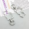 Zinc Zinc Alloy Cat Lobster Claw Clasp Keyring Making Split Key Ring Connector  DIY Jewelry