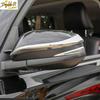 Chrome Door Mirror Stripes Upper Cover Trim 2pcs For Toyota 4Runner 2014 - 2024