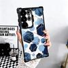 Геометрический мраморный узор с покрытием Чехол для телефона для Samsung Galaxy S24 S25 FE S26 Edge S23 Ultra S22 S21 Plus S20 Защита от падения Airbag