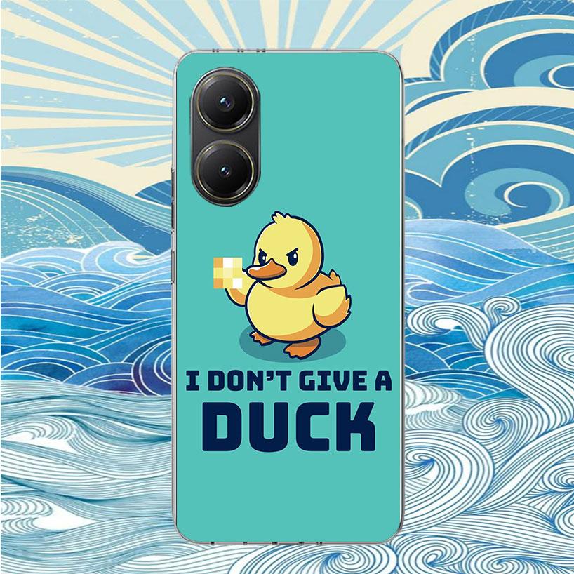 Funny Cute Yellow Duck You Phone Case For Xiaomi Poco X3 Nfc X4 X5 X6 X7 F7 Ultra F6 F5 F4 Gt F3 M6 M5S M5 M4 M3 Fundas Soft She
