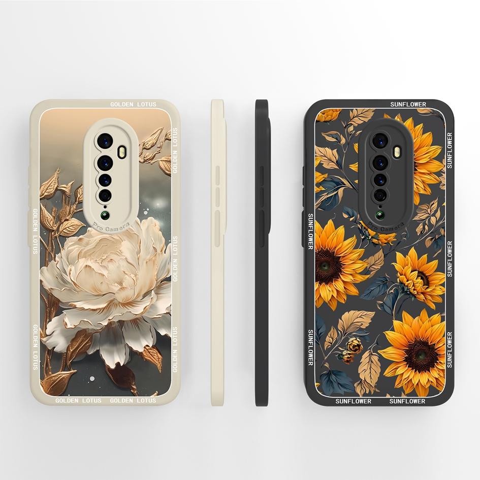 For OPPO Reno 2 3 4 5 2F 2Z 4F 5F 5K 5Z Lite Pro Phone Cases Beautiful Label Butterfly Patterns Soft Silicone Anti Drop Protective Shell For OPPO Capa