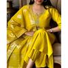 Indian Bollywood Kurti Salwar Suit Women Party Wear Kurta Pant Dupatta Set Dress VFP-1820a