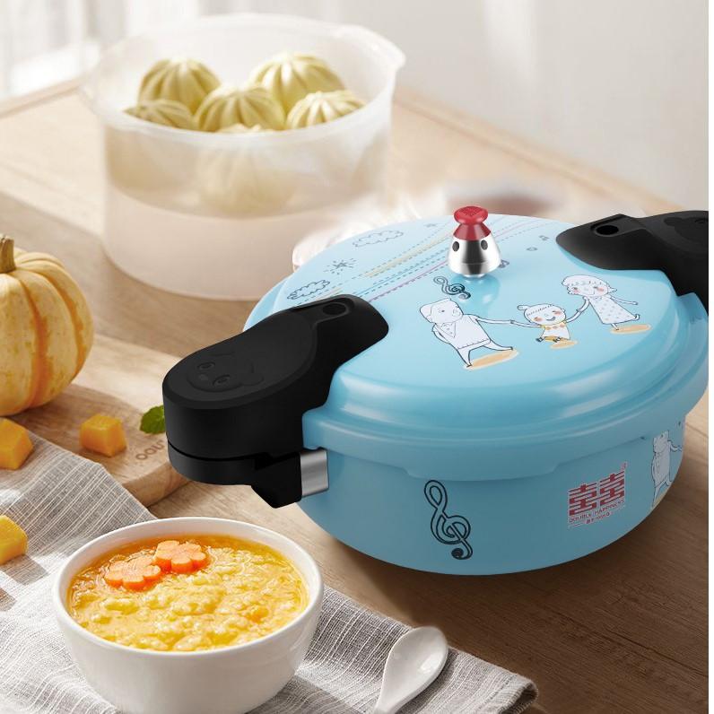 Микро-скороварка из алюминиевого сплава, скороварка, скороварка, рисоварка, кастрюля для газовой или индукционной плиты, безопасная скороварка