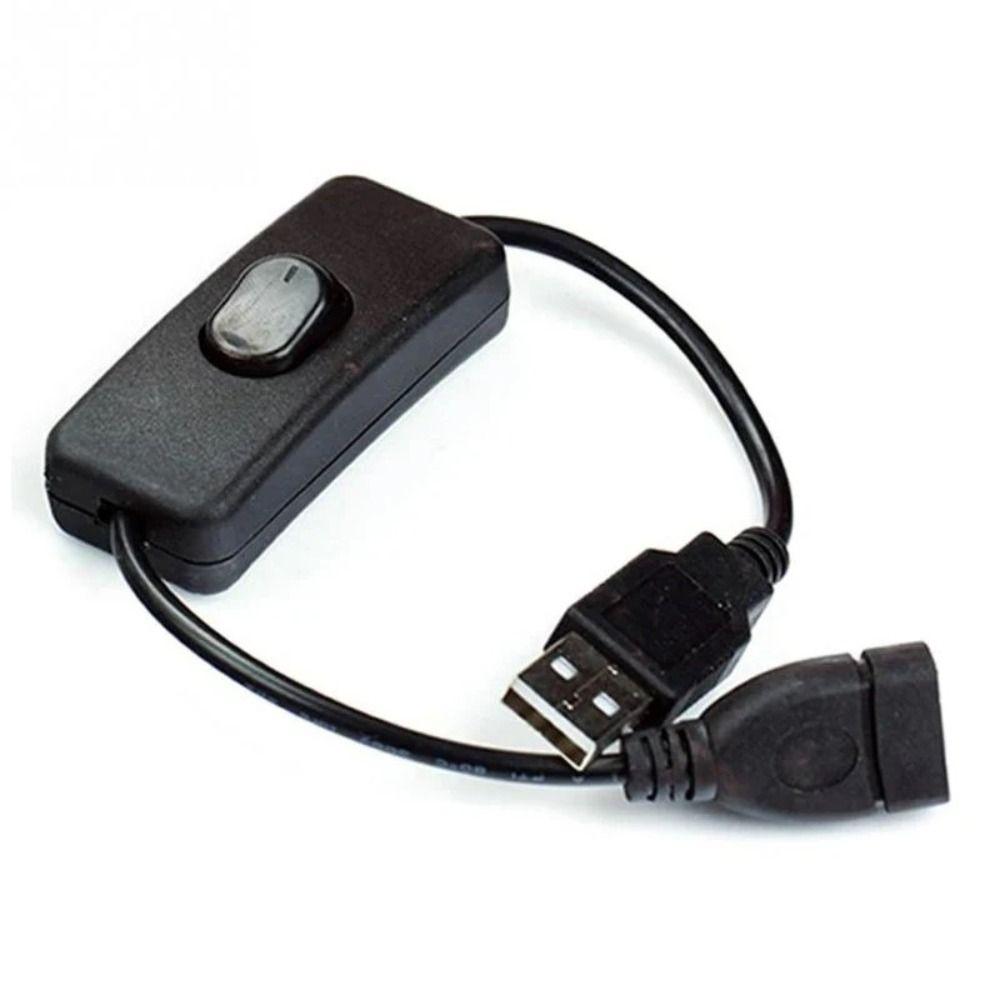 Прочный ПВХ USB-кабель USB-соединение Переключатель-качель USB-удлинитель Переключатель управления Вкл/Выкл Светодиодная настольная лампа