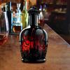 Halloween Whiskey Bottle Gothic Magic Potion Style Glass Whiskey Decanter Bottle for Collectors Dad Husband Gifts Holiday Bar Decor