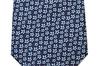 Галстук с небольшим цветочным узором, шелковый галстук, ширина меча, egg20s030, темно-синий x синий [Gaga Milano] Мужской галстук/узкий (Размер 7см) Z3119-6