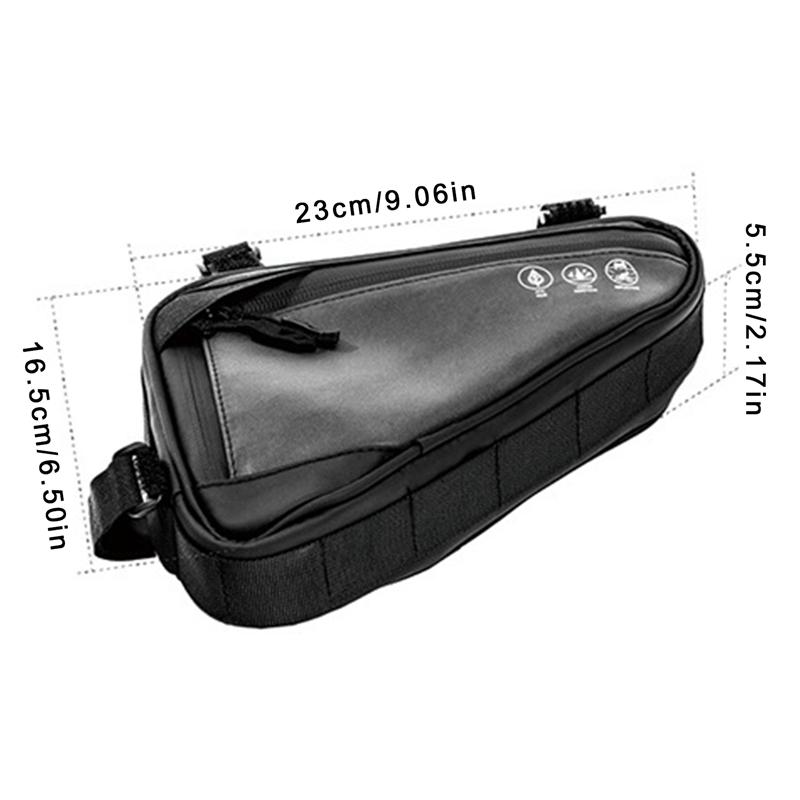 Велосипедная сумка для велосипеда Передняя труба рамы Руль Водонепроницаемые велосипедные сумки Треугольный чехол Держатель рамы Аксессуары для велосипеда