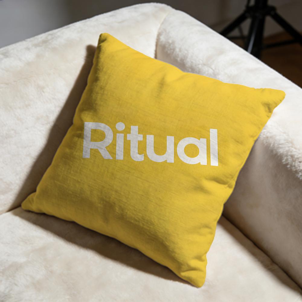 Hot RRitualsing Cushion Cover Soft Decorative Pillow Case Suitable for Bedroom Sofa Car Travel Use