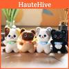 Fluffy Little Cat Plush Keychain Ultra Soft Stuffed Doll Bag Accessory