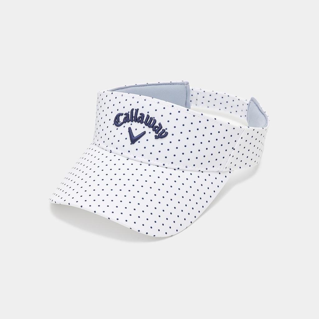 Солнцезащитная кепка для гольфа C24291208 [Callaway] женская (Точечный узор/регулируемый размер) / / 1030_Белый