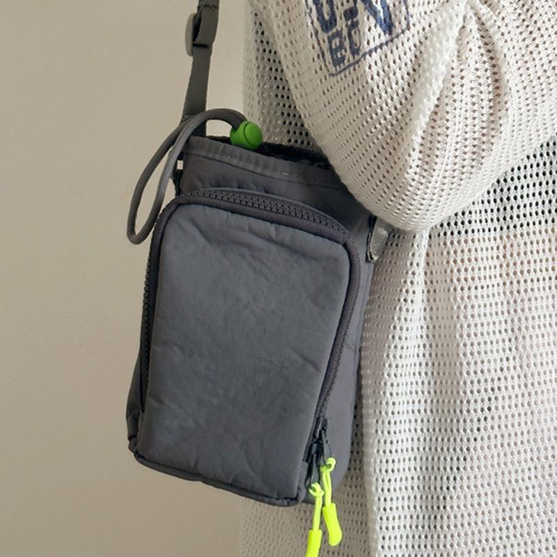 Портативная водонепроницаемая сумка для улицы, чехол для бутылки с водой, фляга для спиртного, обертка для хранения йоги, бега, движения, детская/взрослая сумка через плечо, незаменимый аксессуар для путешествий