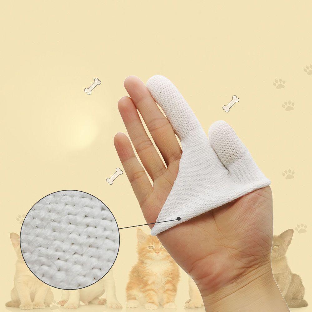 Товары для собак Чистящие аксессуары Пальчиковые зубные щетки Очиститель зубов Зубная щетка для питомцев Щетка для зубов питомца