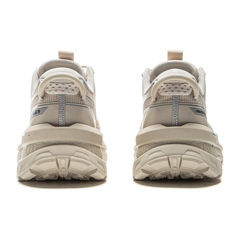 Li Ning Outdoor CF Tracing, Xingchuan TPU Низкие походные ботинки Унисекс Гравийный Белый Серый AHTU023-17