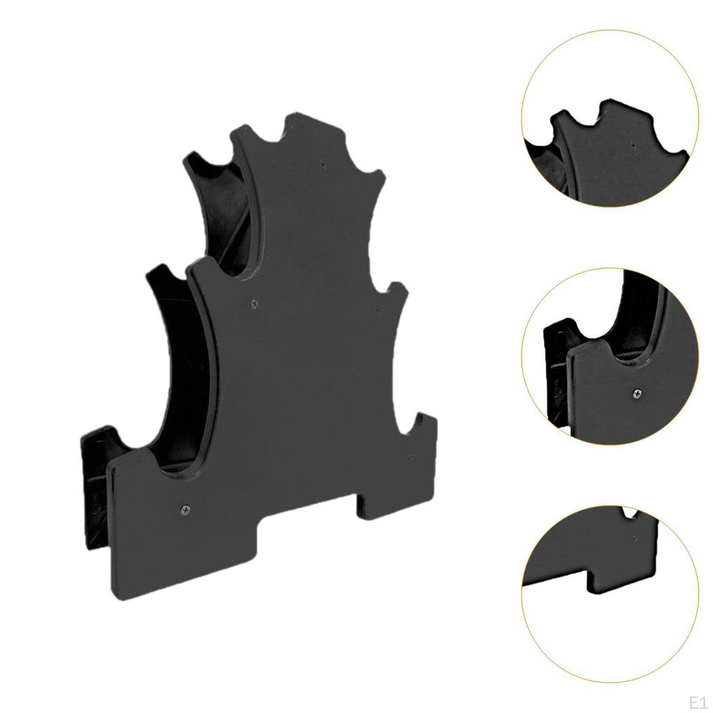 Household Dumbbell Rack, Weight Rack Stand, 3 Tier Gym Holder for Fitness