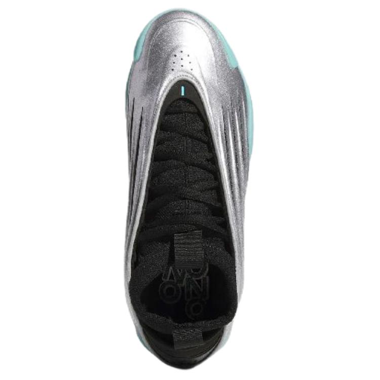 adidas Harden Vol.9 Удобный захват Средняя высота Баскетбольные кроссовки Унисекс Серебристо-черные JS1028