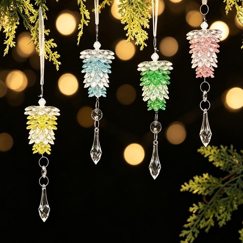 Fake Ice Clear Ice Christmas Ornaments Transparent Christmas Tree Decorations New Year