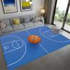 Basketball Court Carpet Basketball Area Rug for Bedroom Bedside Living Room Sofa Table Sport Theme Floor Mat Ball Games Doormat