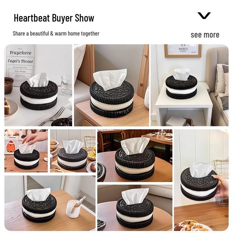 Коробка для салфеток Oreo: Стильный декор для гостевых спален и прикроватных тумбочек