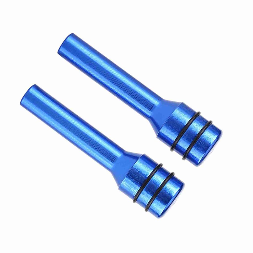 2Pcs Aluminum Alloy Universal Car Truck Interior Door Lock Knob Pull Pin Covers