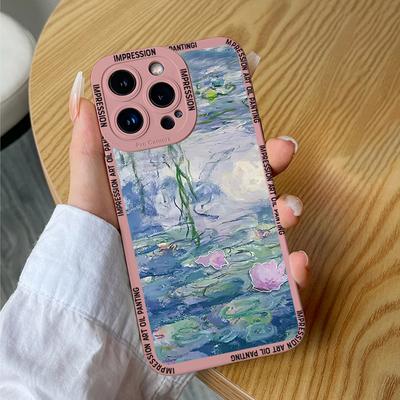 Мягкая резина с рисунком, полное покрытие, защита камеры, противоударный чехол для телефона для iPhone, Samsung, Huawei, Honor, Xiaomi, Redmi, OPPO, Realme Vivo