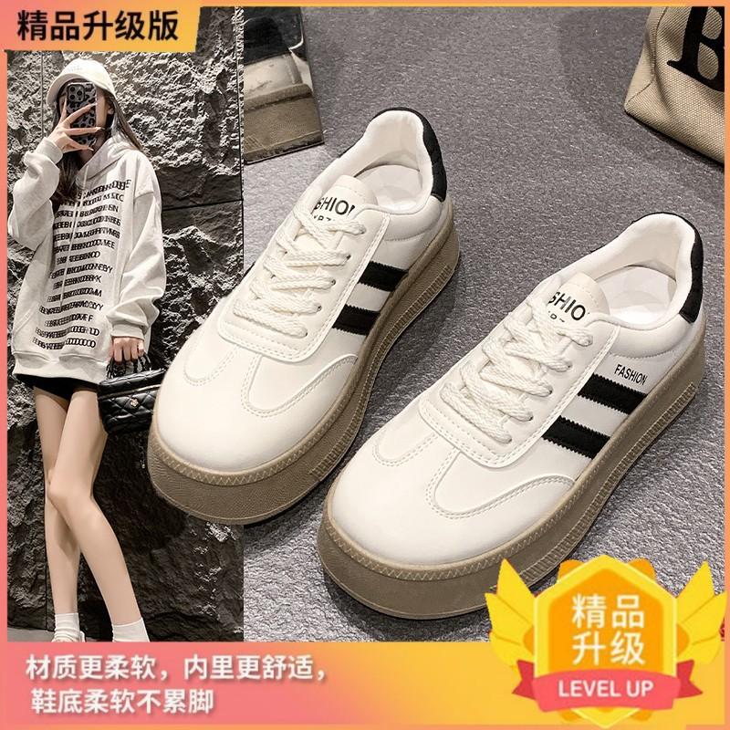 Сяосянфэн толстоподошвенные немецкие тренировочные женские 2025 новая весна и лето ретро нишевые увеличивающие рост универсальные легкие износостойкие удобные на доске