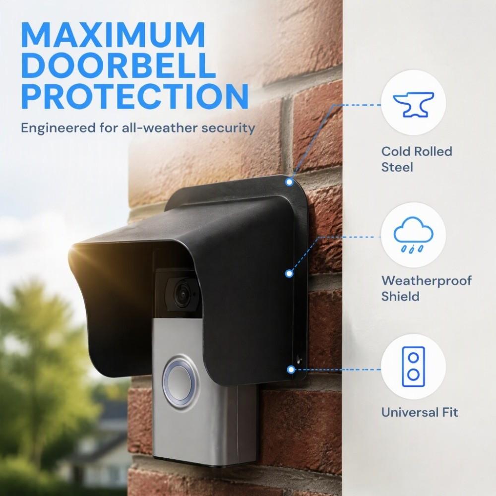 Weatherproof Keypad Protector Metal Shell Access Control Cover Outdoor Keypad Shield Outdoor Use