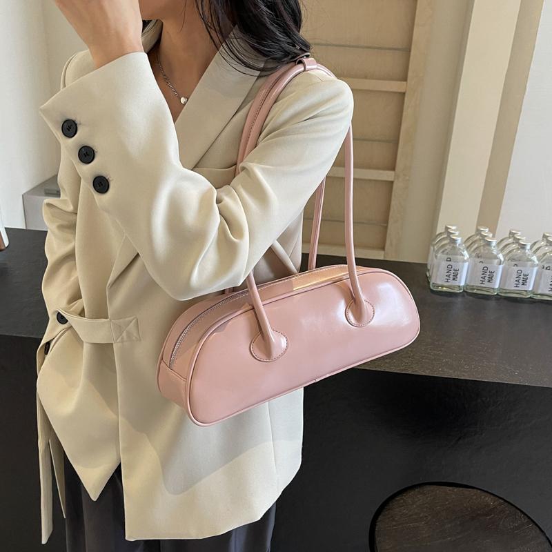 Красные сумки через подмышки для женщин, последние роскошные дизайнерские сумки, однотонные сумки из искусственной кожи во французском стиле для подмышек