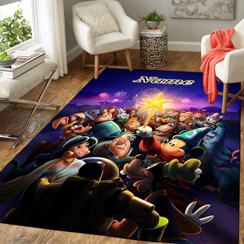 Custom 1Pc Mickey Mouse Rug Office Carpet Indoor Outdoor Entrance Doormat Nonslip Soft And Comfortable Living Room D916133