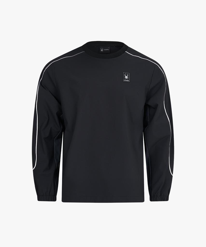 SPYDER Men'S Warm-Up Stretch Woven Sweatshirt Splpcnrl202Mblk
