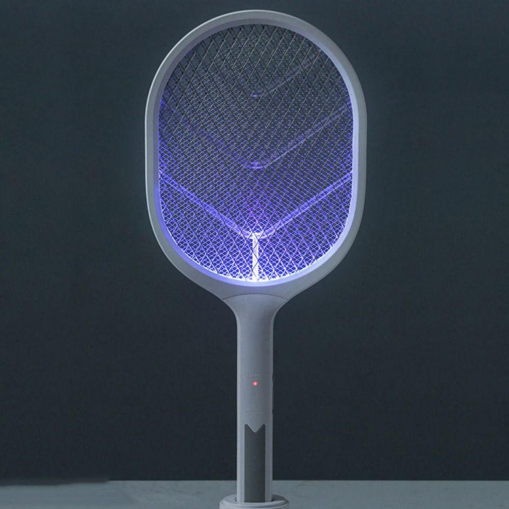 Foldable Electric Mosquito Swatter Rechargeable Fly Swatter Trap Bug Zapper  Dormitory