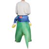 Halloween Green Dinosaur Inflatable Suit Tyrannosaurus Rex Mount Pants Stage Performance Suit