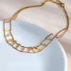 Винтажный стиль нишевый индивидуальный чокер ожерелье ключичная цепочка не выцветает аксессуары