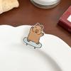 Light Weight Capybara Badge Cute Cartoon Cartoon Brooch High Quality Cute Pins