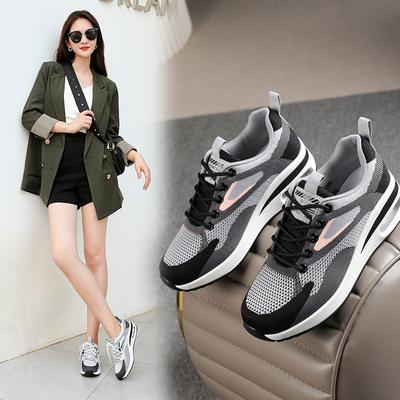 Амортизирующие легкие дышащие сетчатые кроссовки с мягкой подошвой, удобные мягкие женские дорожные туфли