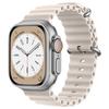 Ремешок для часов Apple Marine: Двухцветный силиконовый ремешок для Apple Watch 8/7/SE/Ultra — идеально подходит для занятий спортом