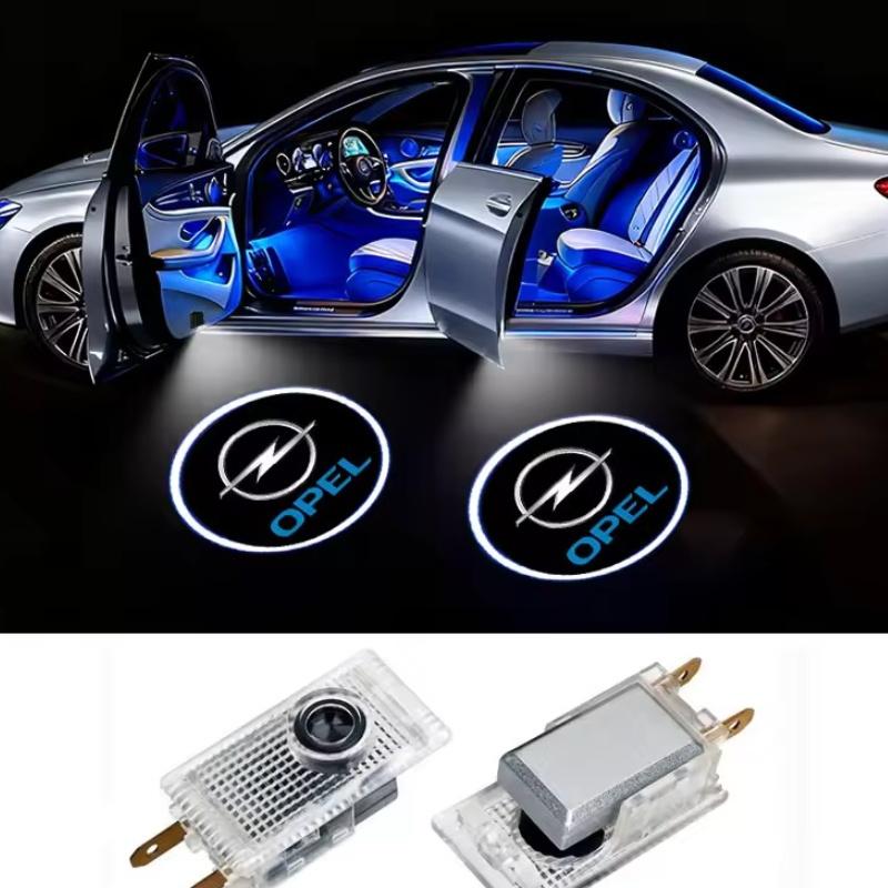 2Pcs Car Door Welcome Lights Logo for Opel Insignia 2009-2018 2010 2011 2013 Courtesy Projector Ghost Shadow Light Accessories