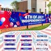 180*40cm Cross-border New American Independence Day Banner Courtyard Decoration Party Flag Outdoor Decoration American Fourth Of Flag
