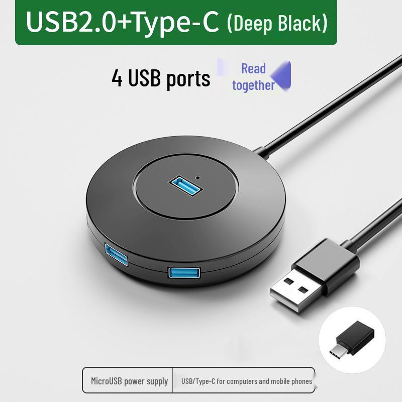 Многопортовая USB-C док-станция и хаб для ноутбуков и настольных компьютеров
