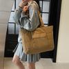 Новая сумка большой вместимости, высококачественная хлопковая сумка для ношения в руке и на плече, простая сумка-тоут для поездок на работу, женская сумка.