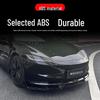 Глянцевый Черный Передний Сплиттер для Tesla Model 3 2024+ Издание Fighter, Высокое Качество.
