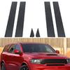 Углеродное волокно автомобиля, оконные стойки, дверные накладки, комплекты накладок, пригодные для Dodge Durango 2011-2024 BC, наклейки на колонну, аксессуары