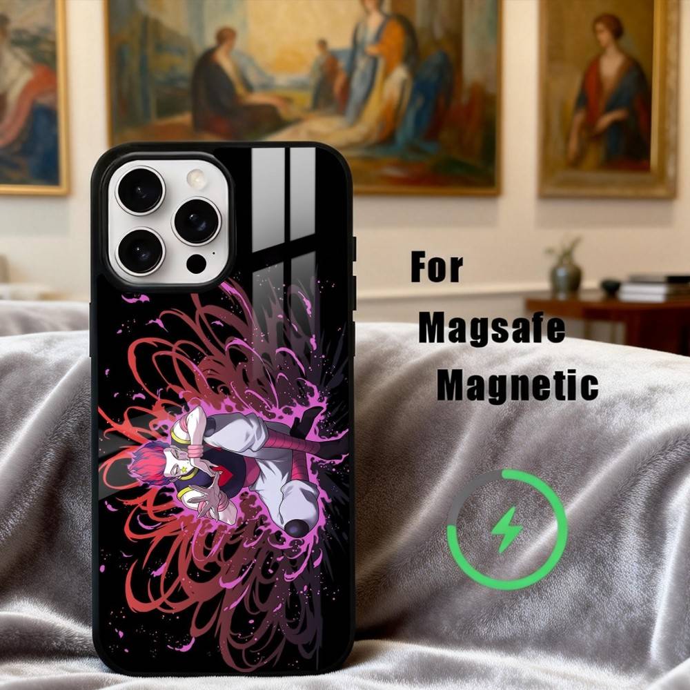 A-Аниме H-Хисока-A M-Морроу-W Чехол для телефона Для iPhone17,16,15,14,13,12,11 Plus,Для магнитной беспроводной зарядки