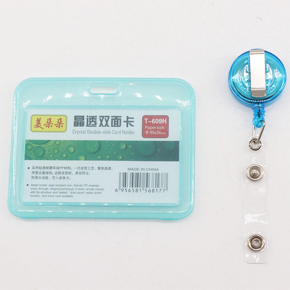 School Supplies Bus Card Holder Transparent Card Cover Student Card Sleeves Credit Cards Protector