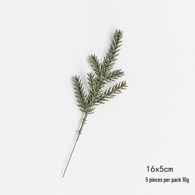 Natural Pine Cones, Cotton, Dried Flowers, Golden Acorns, and Branches for DIY Christmas Tree Decorations